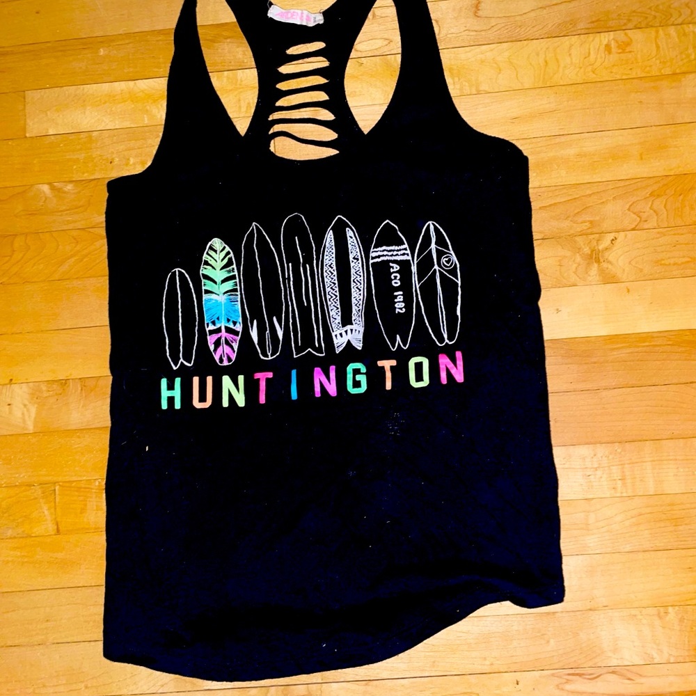 3/$25 black tank top ladies size large